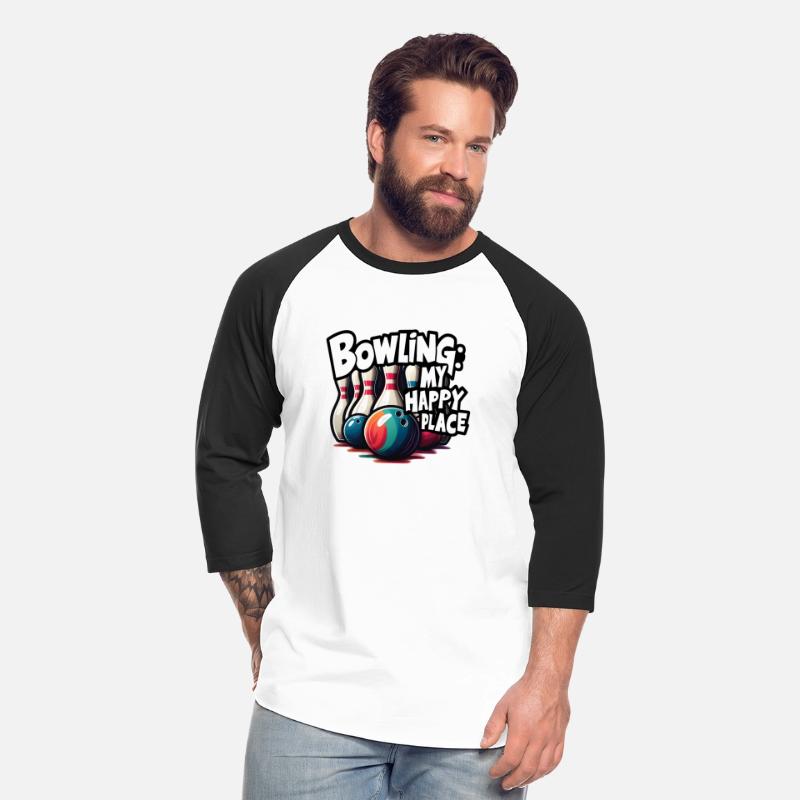 Bowling: My Happy Place (Sports Quote Design)