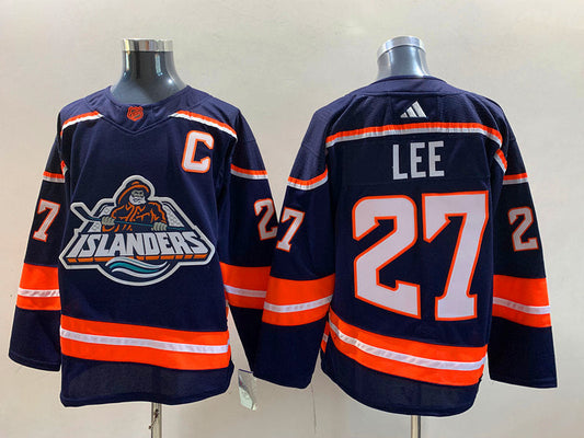 Men's New York Islanders Anders Lee #27 Royal Game Jerseys