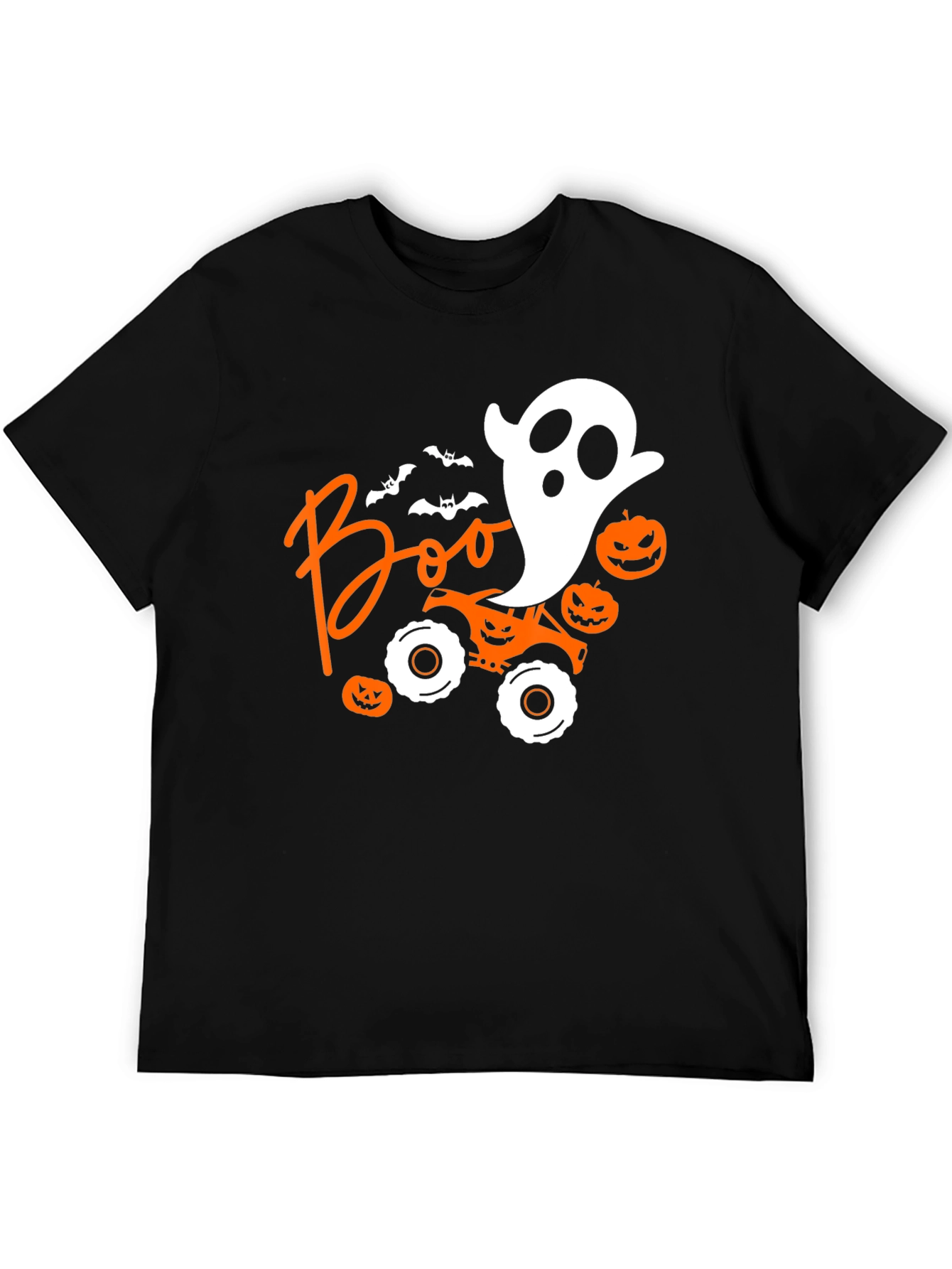 Halloween Ghost Monster Truck T-Shirt