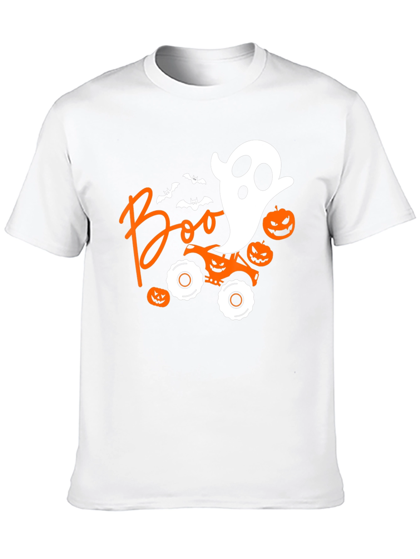 Halloween Ghost Monster Truck T-Shirt