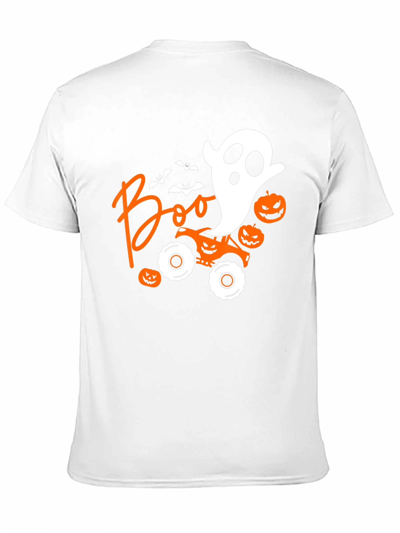 Halloween Ghost Monster Truck T-Shirt