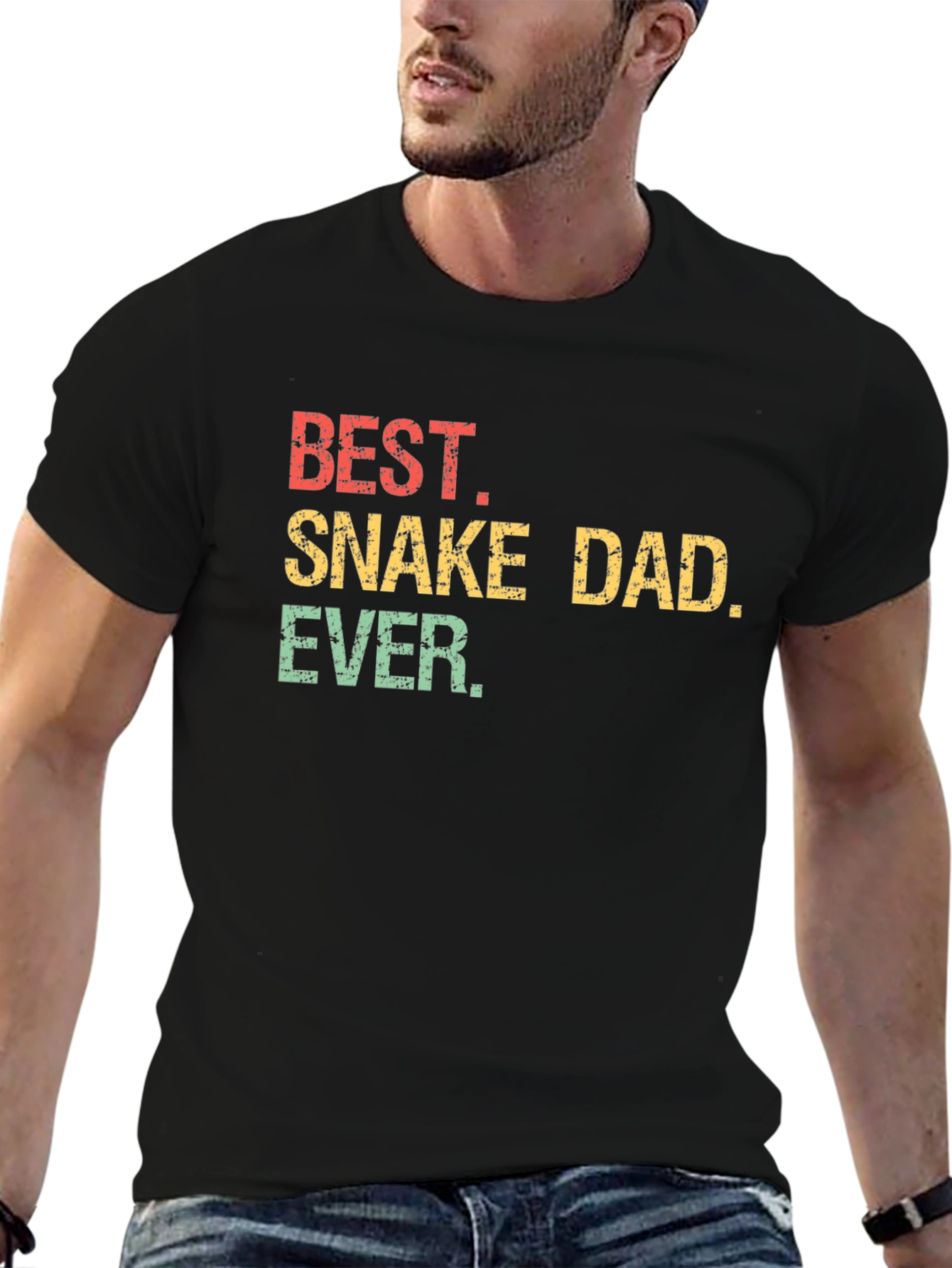 Best Snake Dad Ever T-Shirt - Cool Gift
