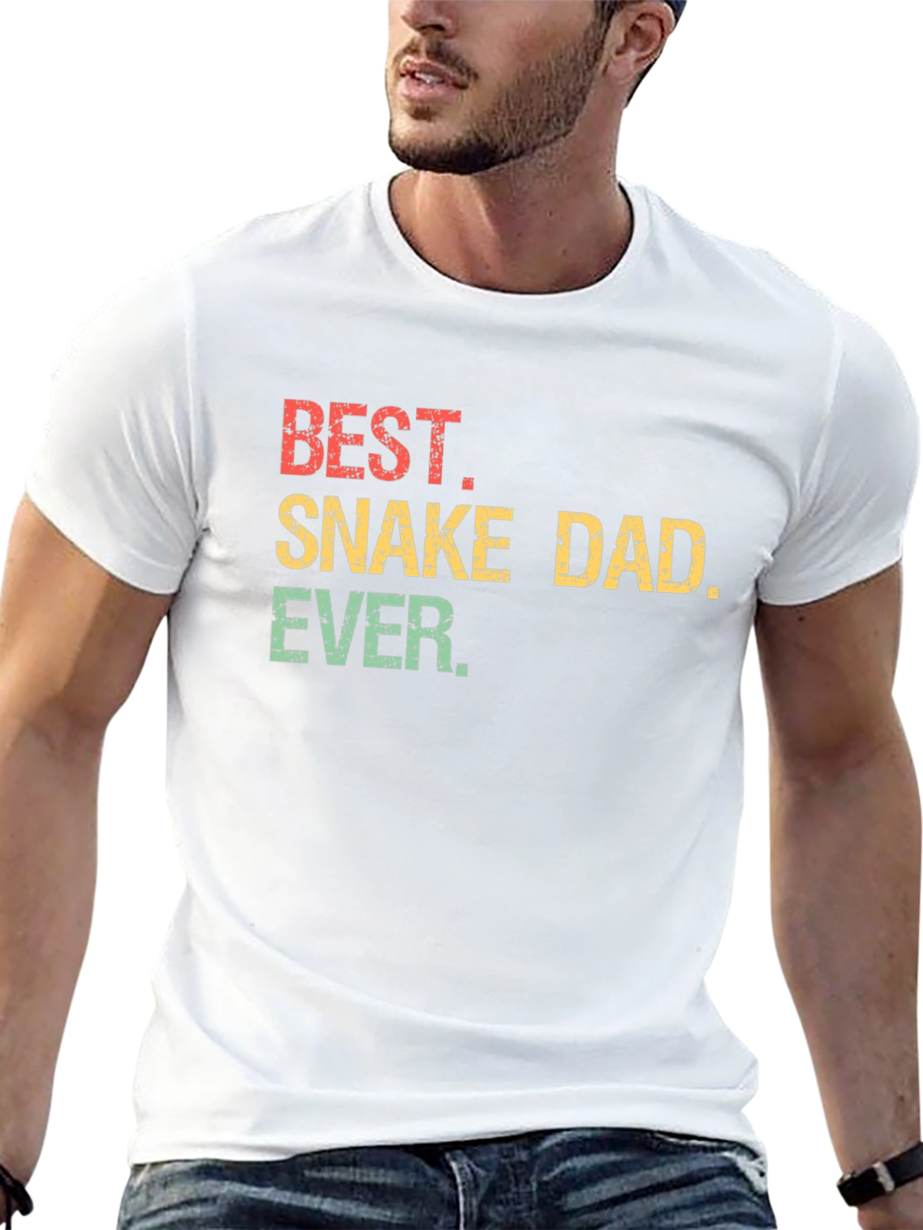 Best Snake Dad Ever T-Shirt - Cool Gift
