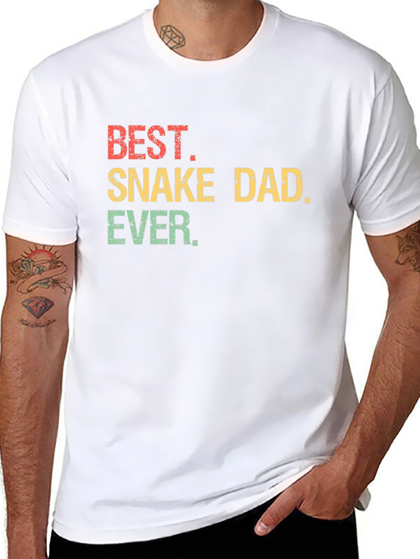 Best Snake Dad Ever T-Shirt - Cool Gift