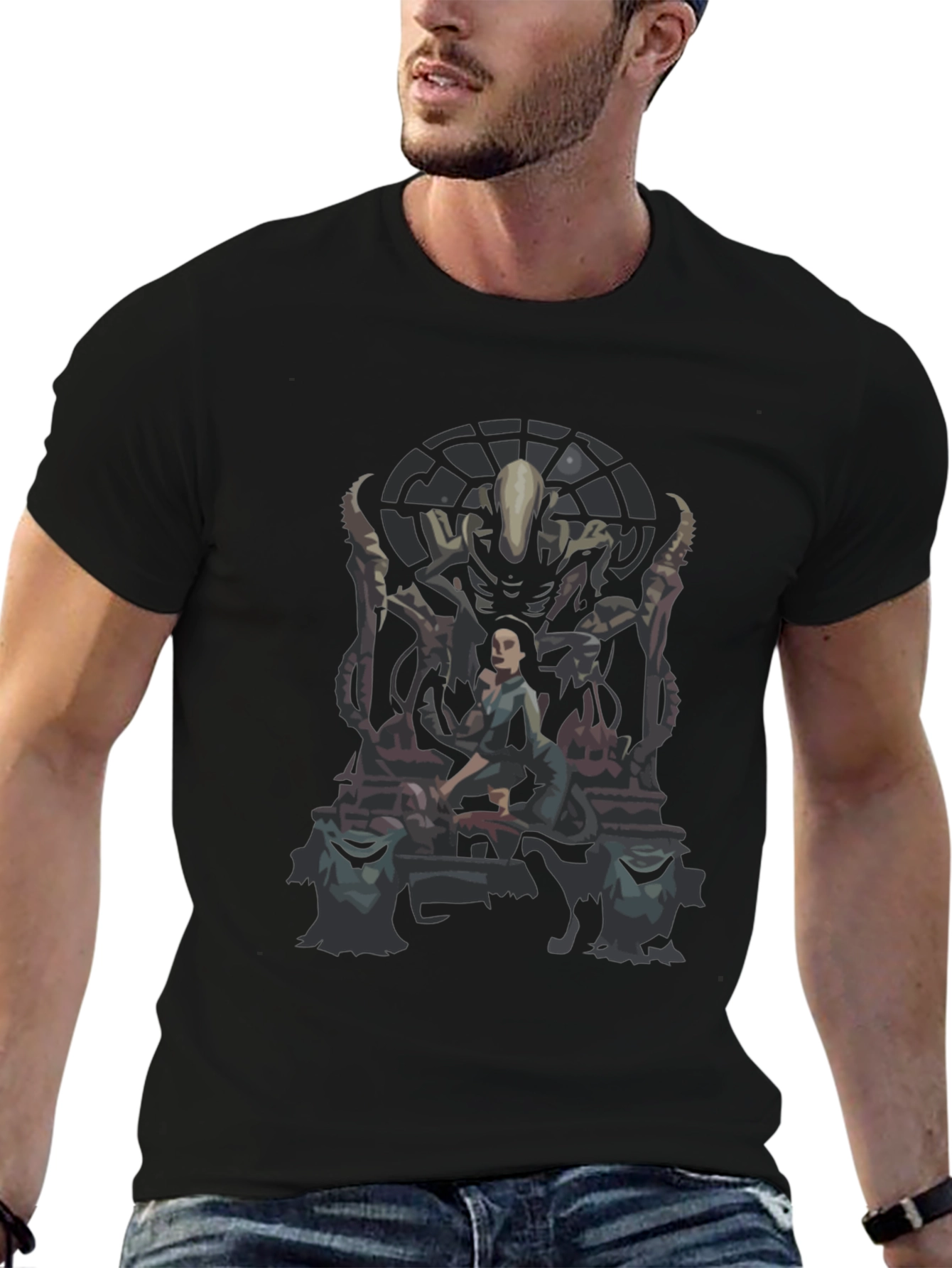 Alien Graphic T-Shirt - Sci-Fi Movie Apparel