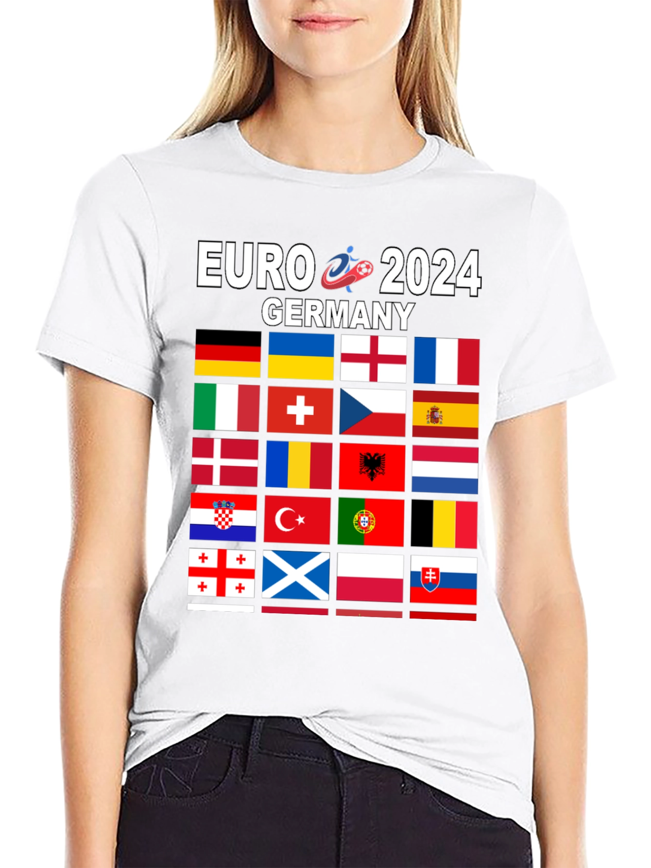Euro 2024 Germany Flags T-Shirt