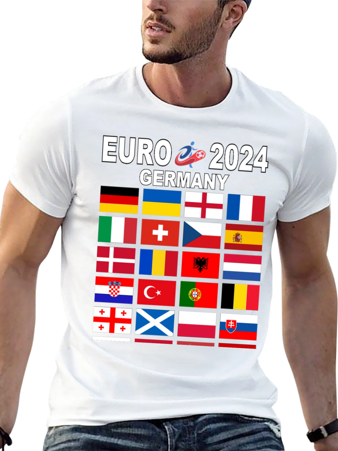 Euro 2024 Germany Flags T-Shirt