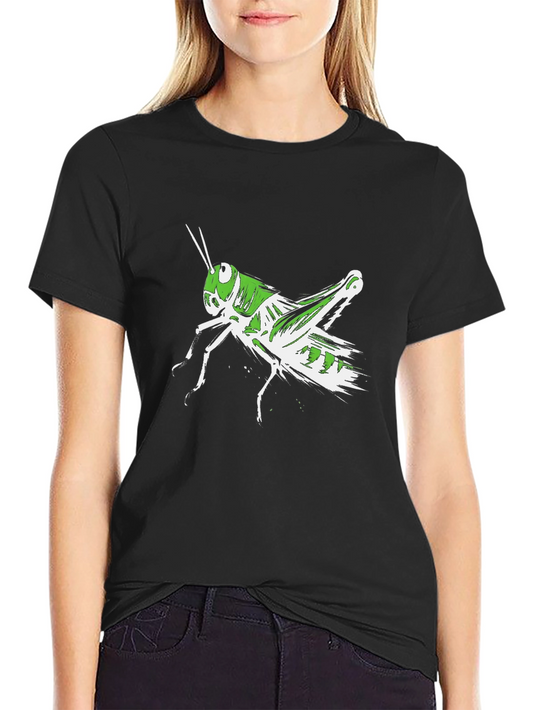 Grasshopper Graphic Black T-Shirt