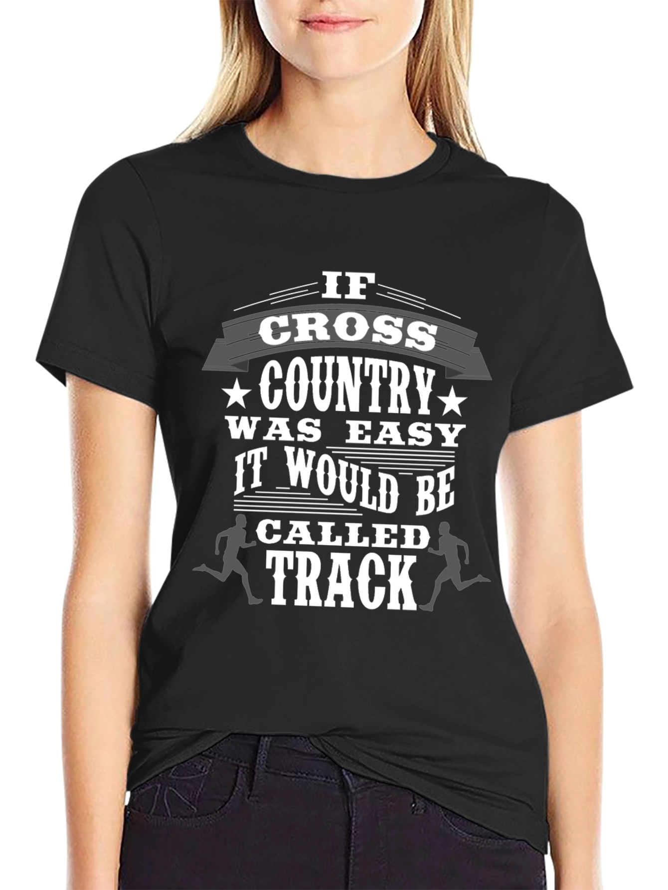Cross Country Track Graphic T-Shirt