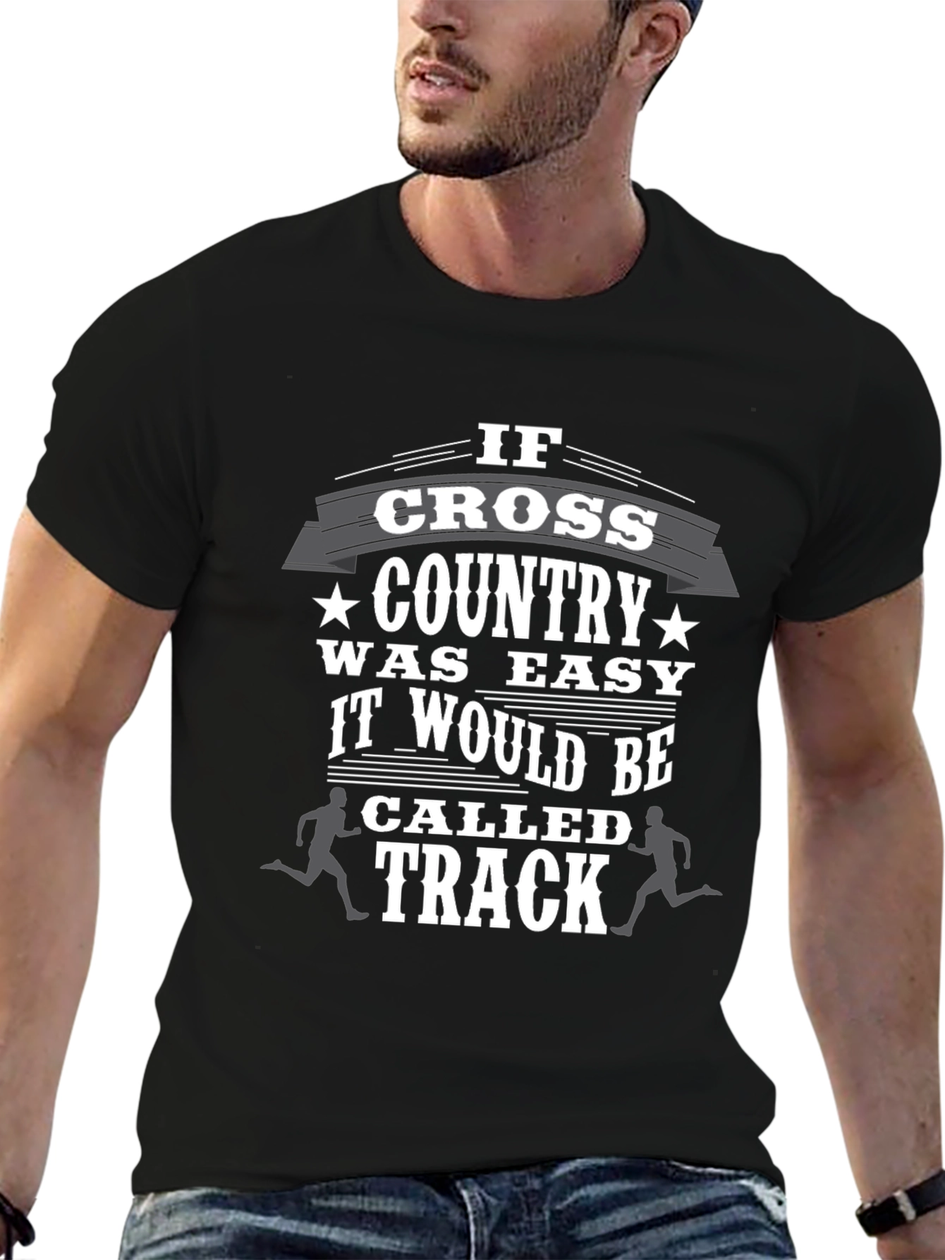 Cross Country Track Graphic T-Shirt