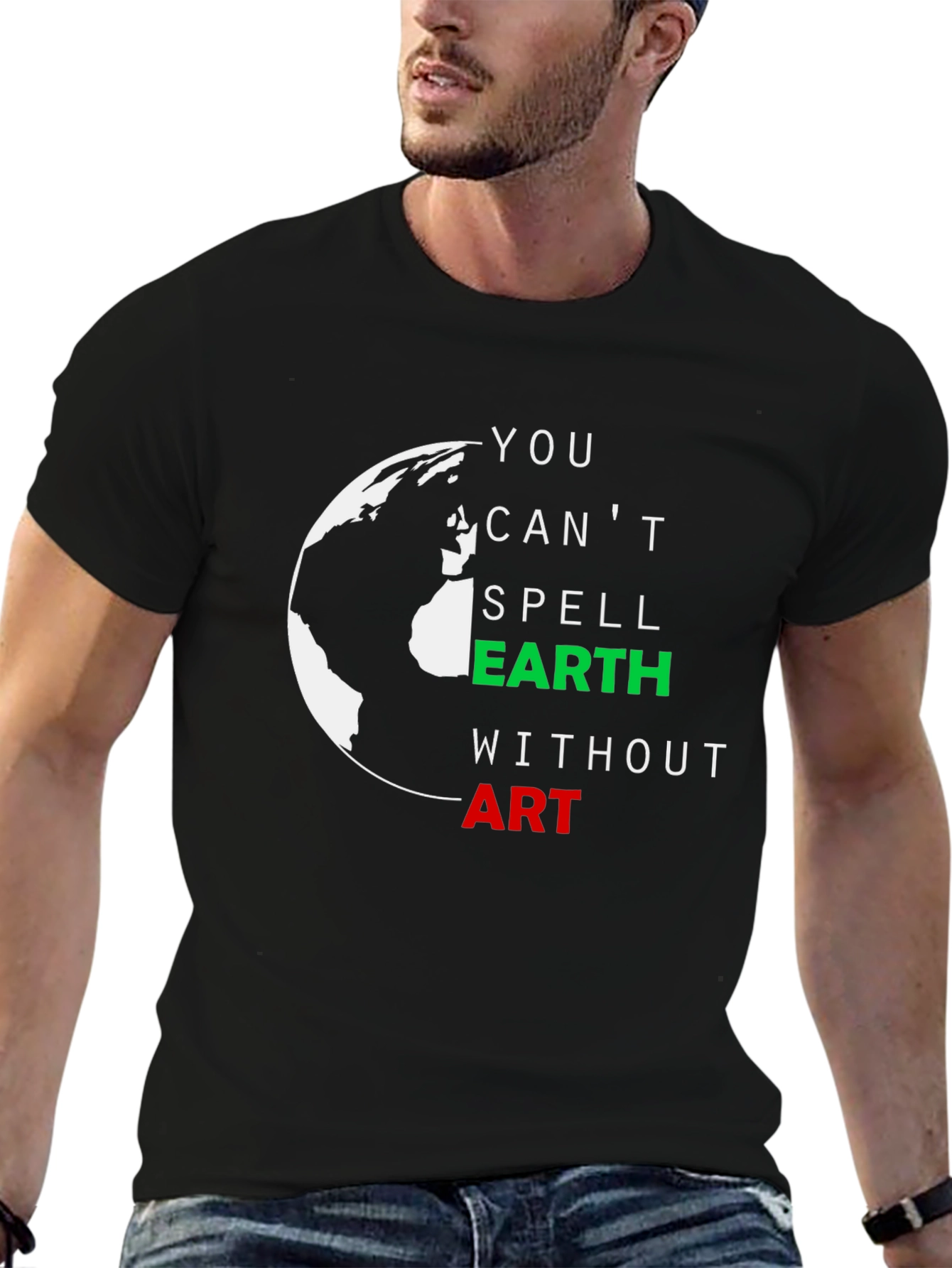 Earth Art Graphic Tee - Eco-Friendly Fashion