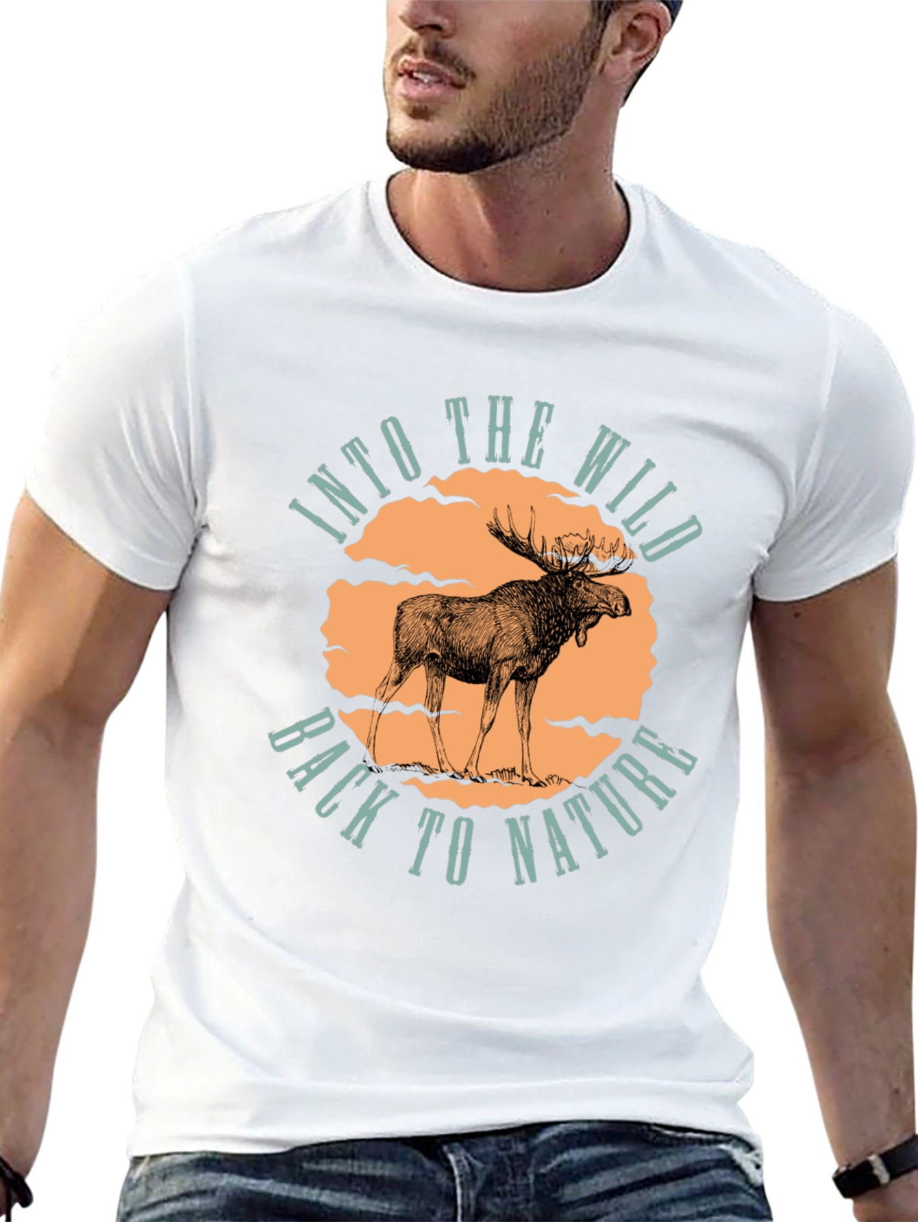 Into the Wild Moose T-Shirt