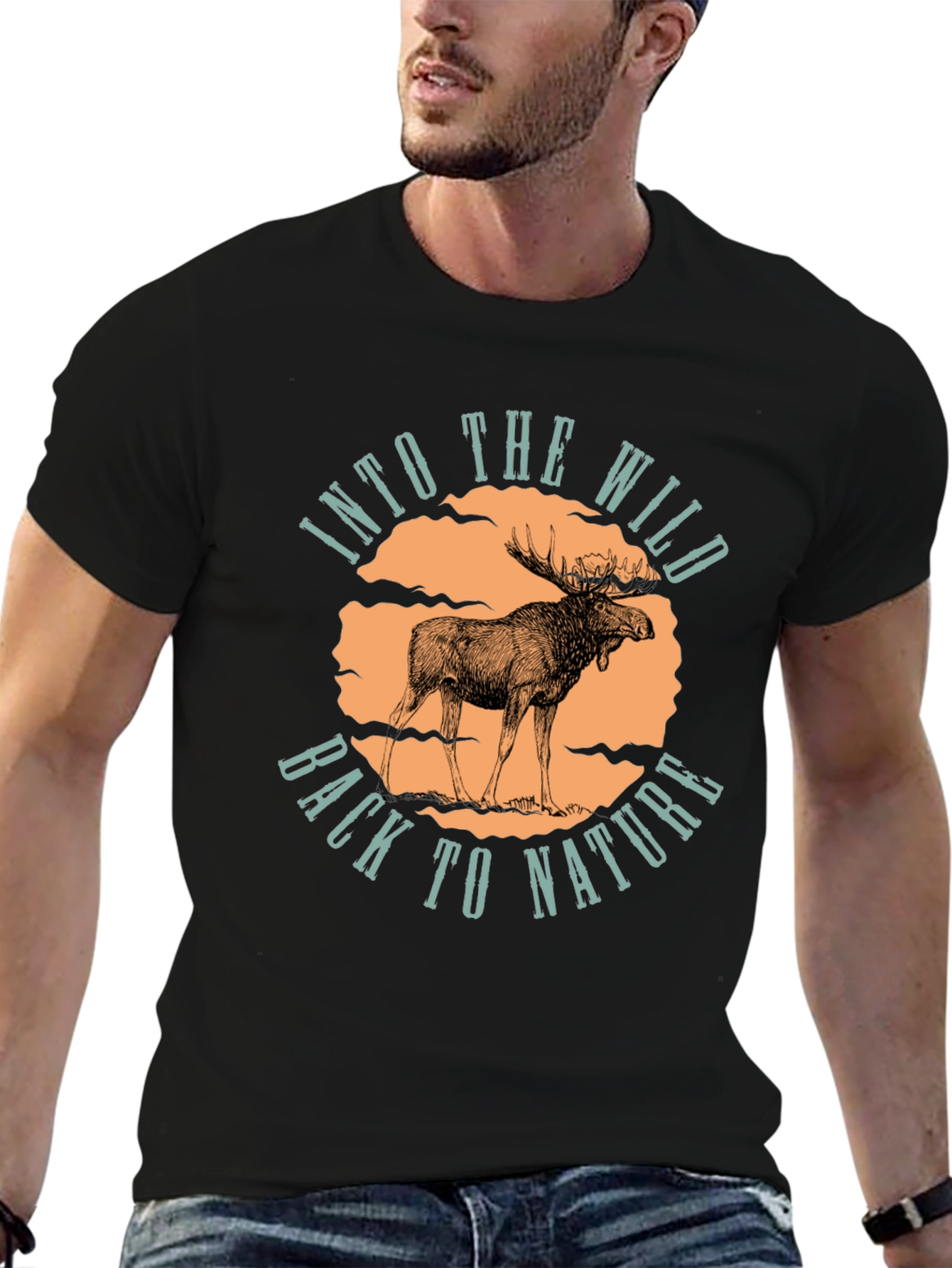 Into the Wild Moose T-Shirt