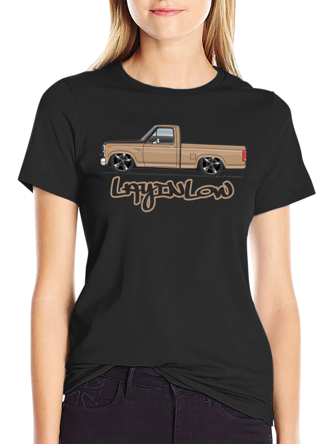 Layn Low Truck Graphic Tee - Classic Black