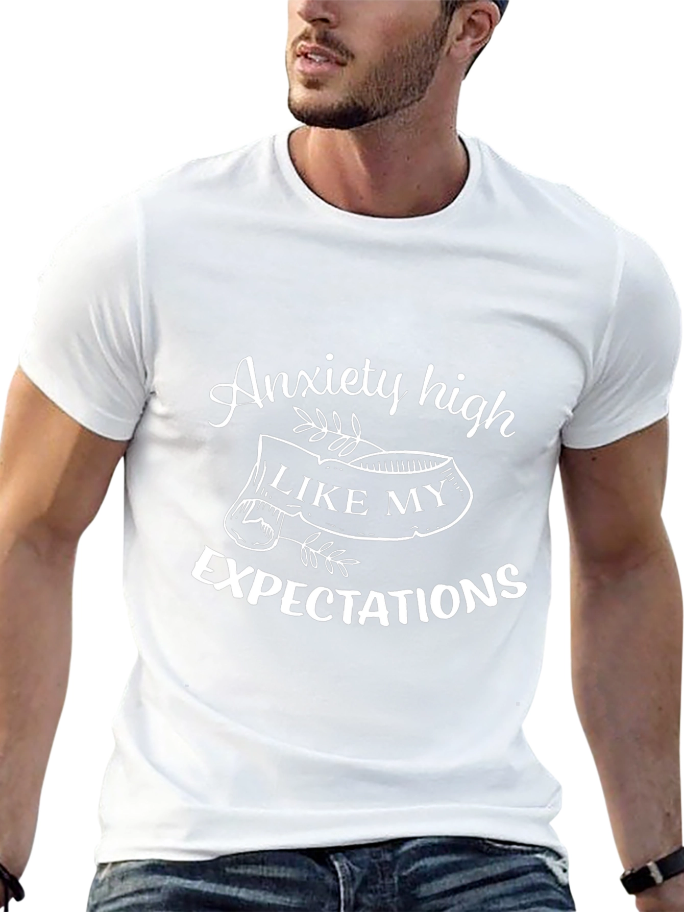 Anxiety High Expectations Graphic T-Shirt
