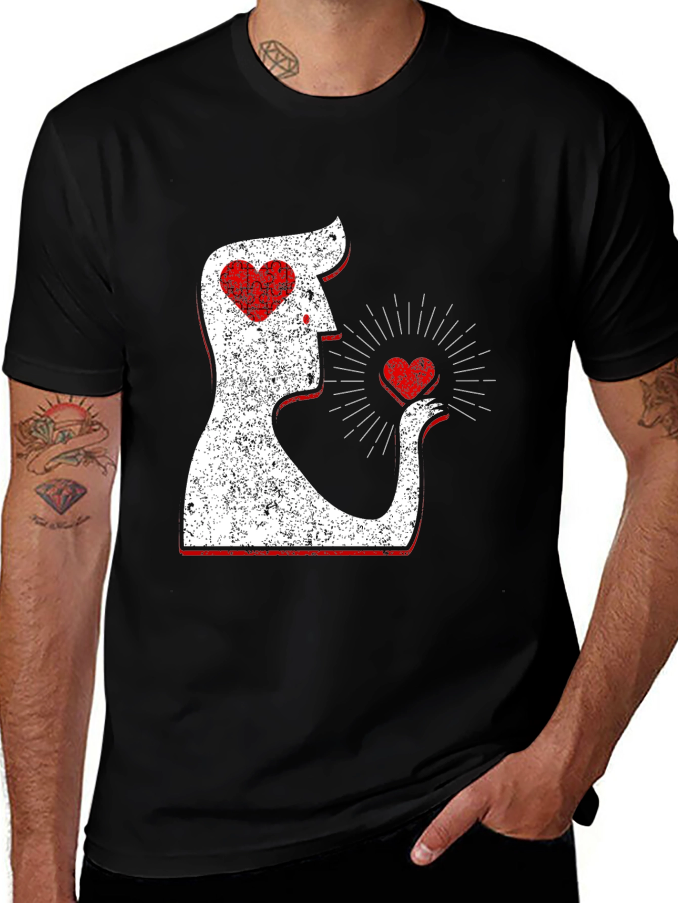 Heart Mind T-Shirt Love Gift