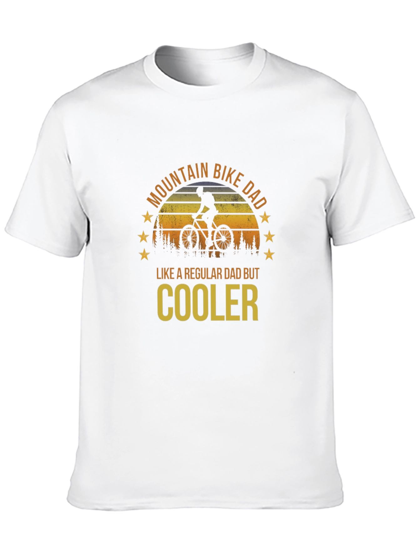 Mountain Bike Dad T-Shirt - Regular Dad But Cooler!