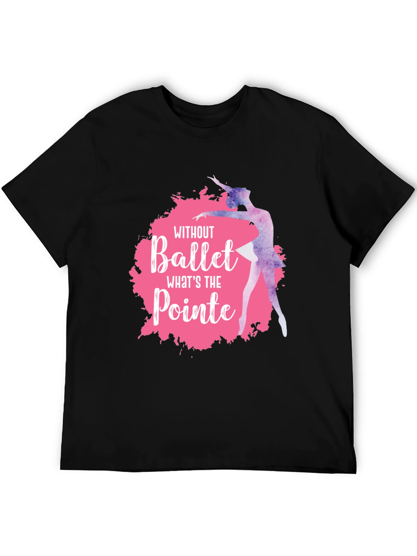 Ballet Pointe Graphic T-Shirt - Black