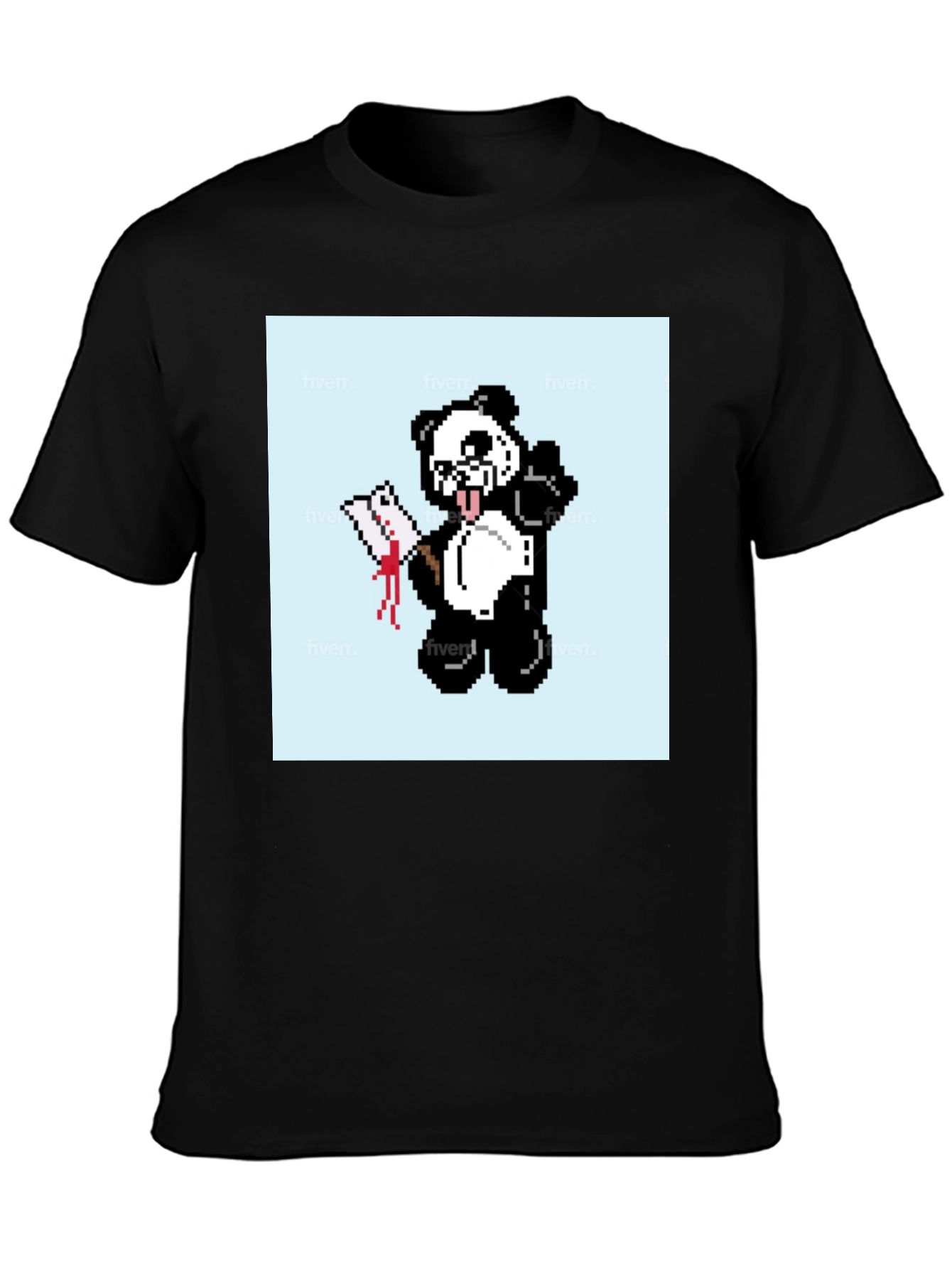 Pixel Panda T-Shirt - Graphic Tee