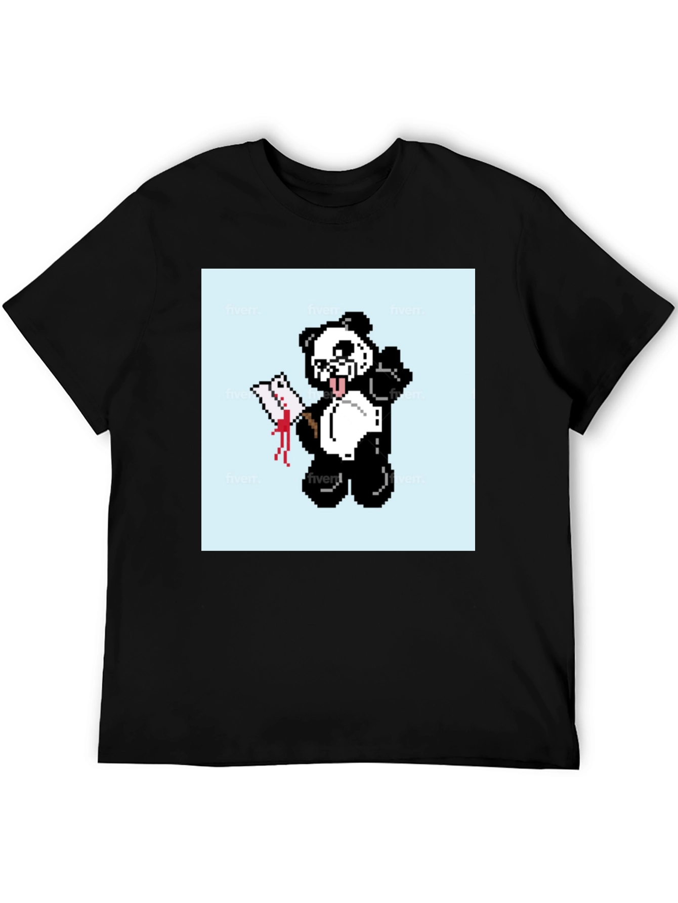 Pixel Panda T-Shirt - Graphic Tee