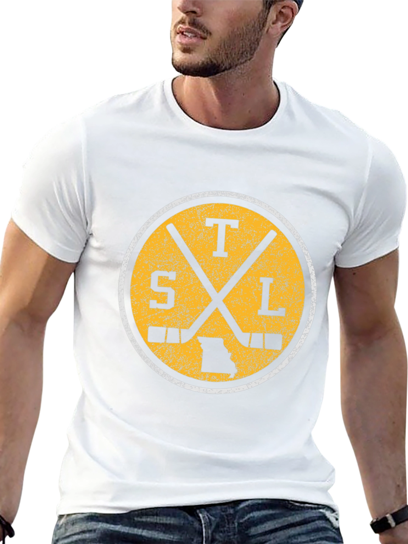 STL Hockey T-Shirt - Missouri State Pride Tee