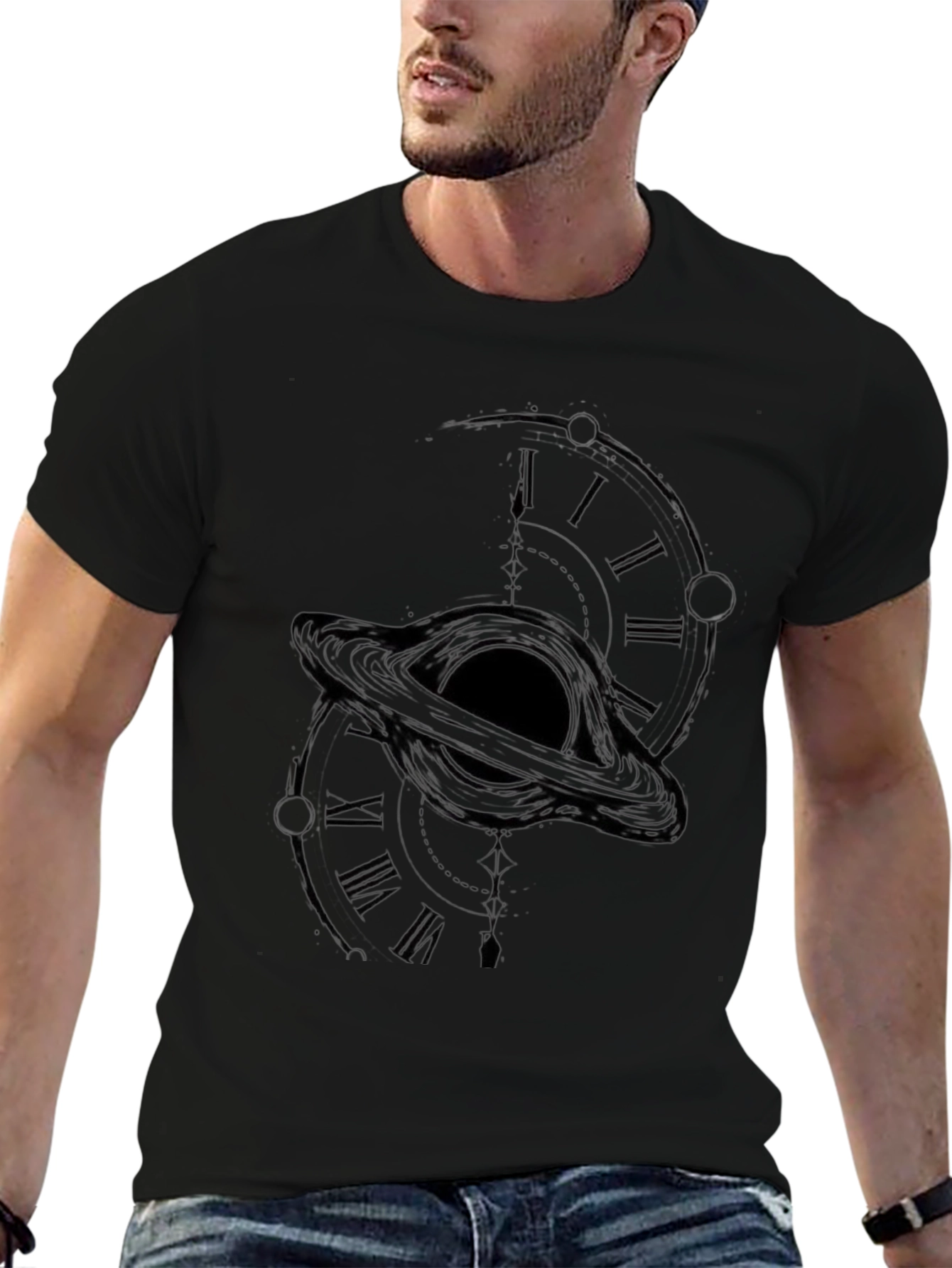 Black Hole Time T-Shirt - Space & Time Design