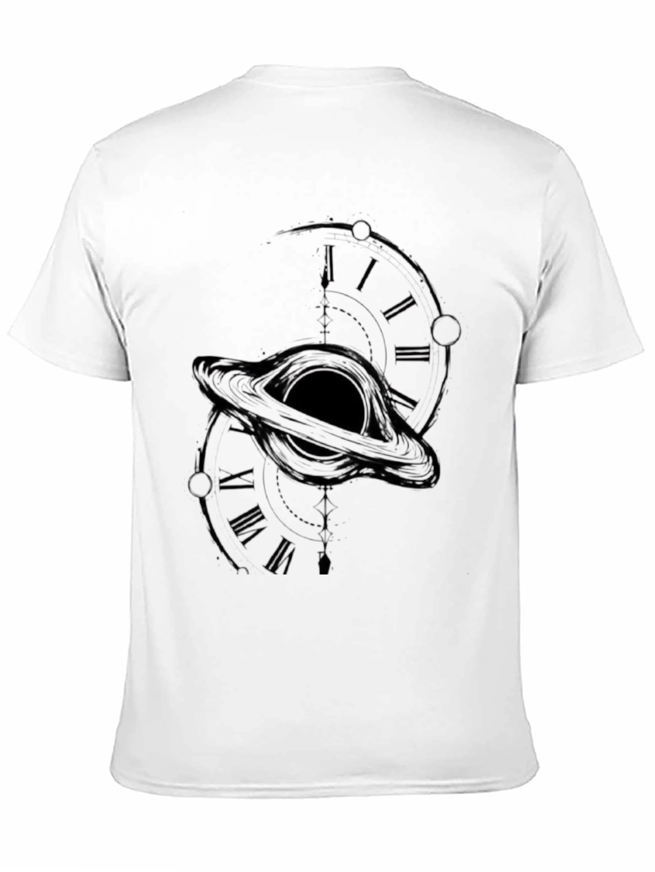 Black Hole Time T-Shirt - Space & Time Design