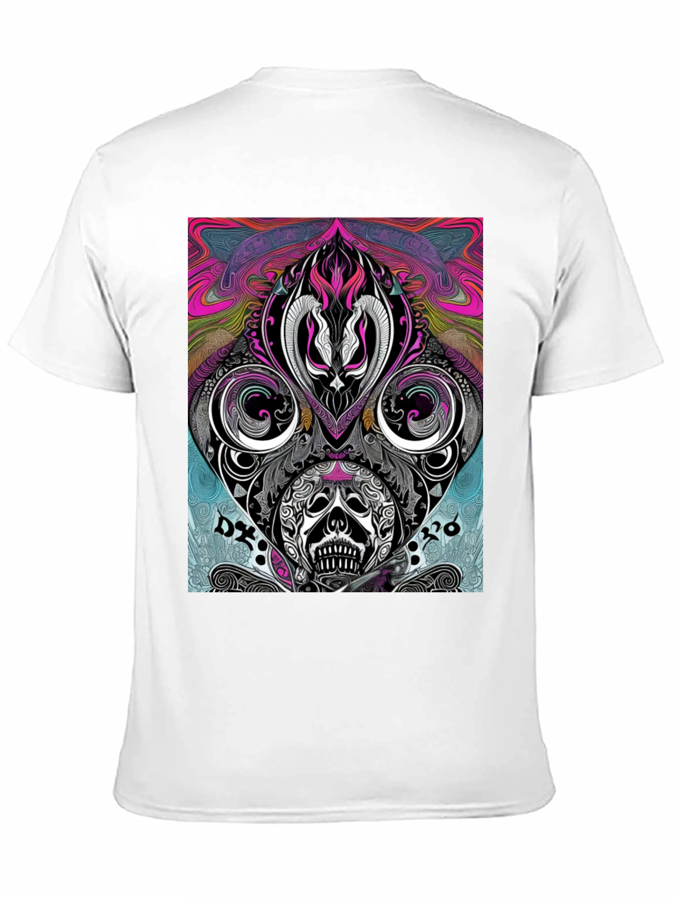 Psychedelic Skull T-Shirt - Unique Graphic Tee