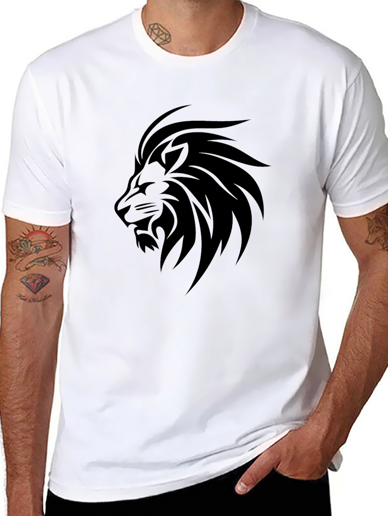 Black Lion Graphic T-Shirt
