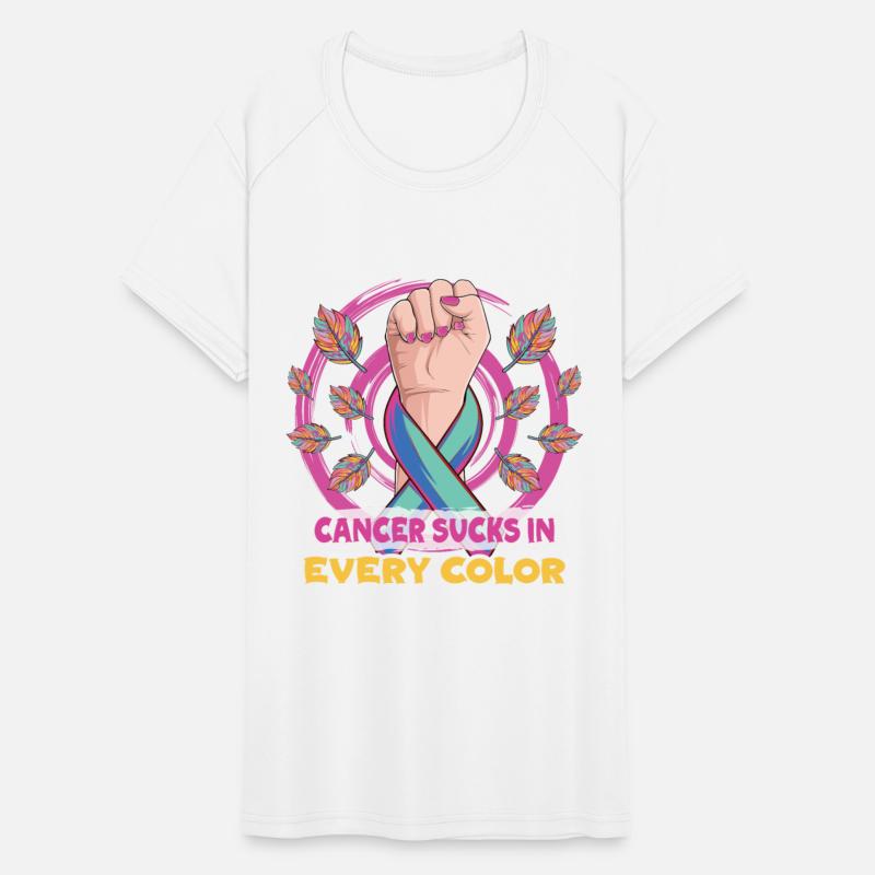 Cancer Sucks In Every Color Fighter