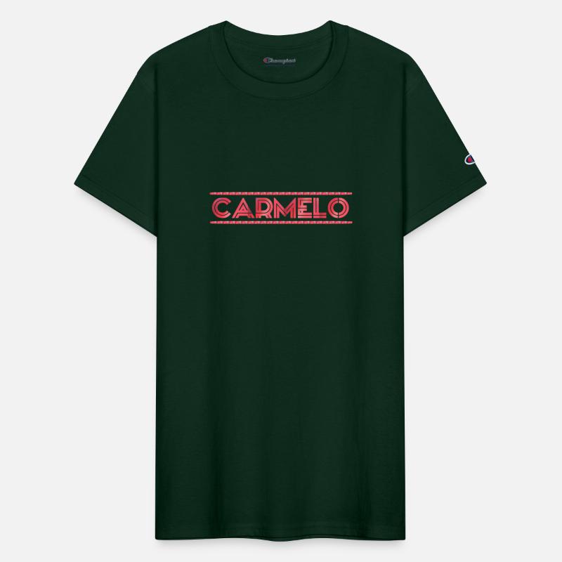 Carmelo red text
