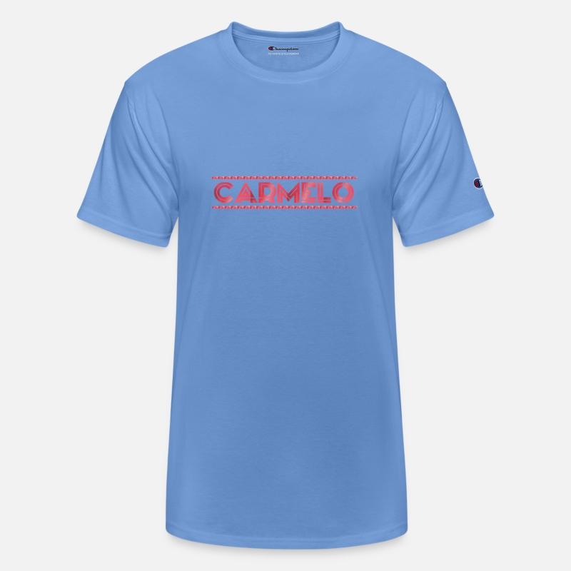 Carmelo red text