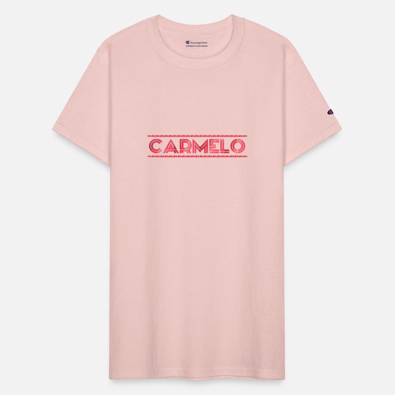 Carmelo red text