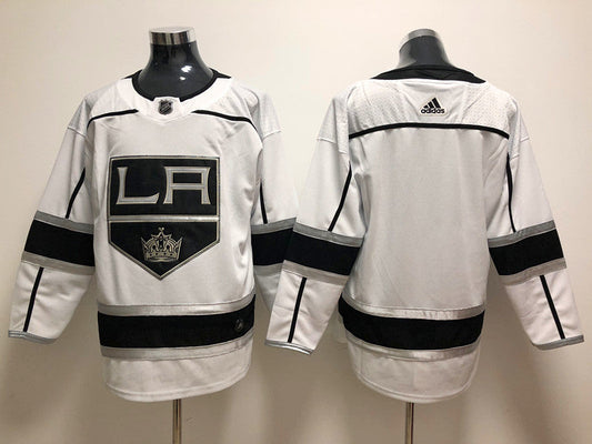 Men's Los Angeles Kings White Breakaway Away Blank Jerseys