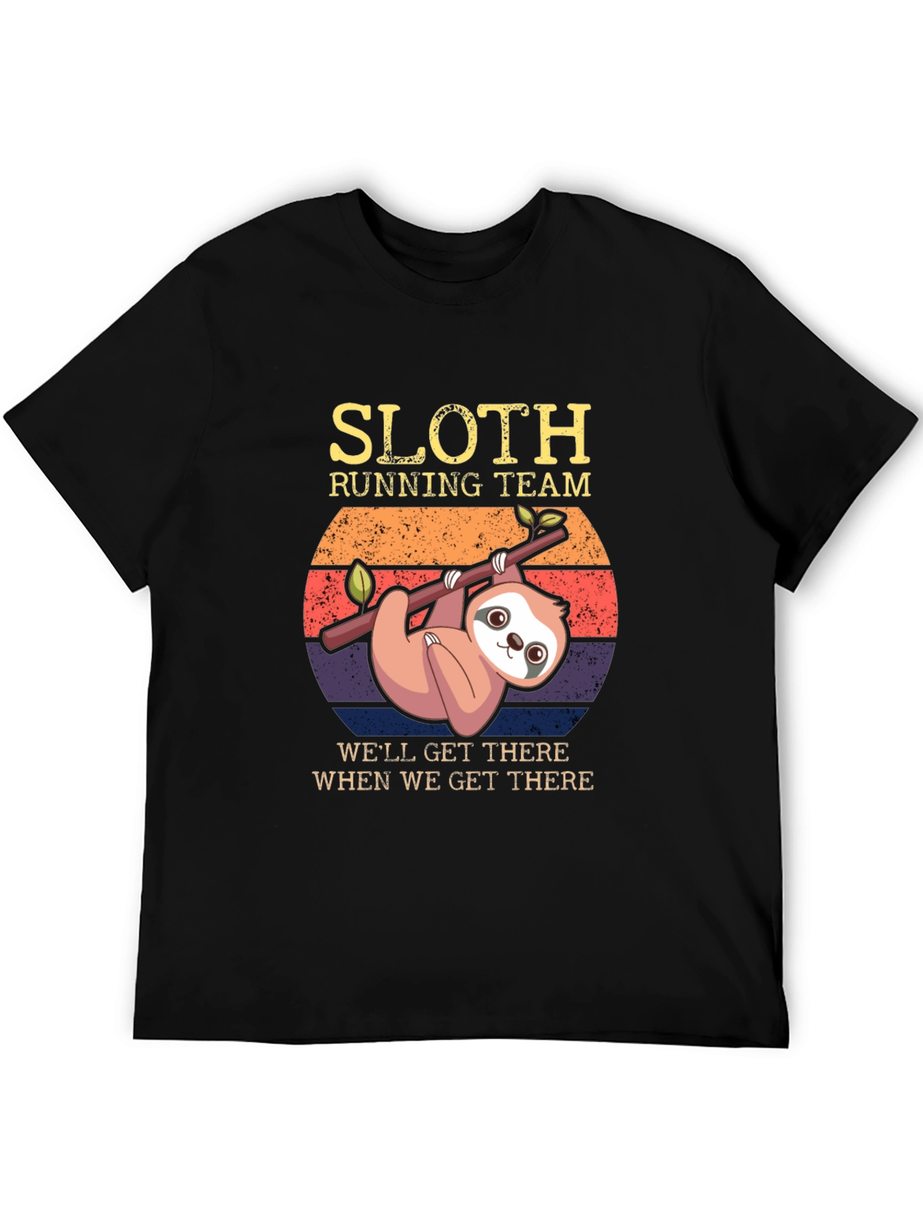 Sloth Running Team Graphic Tee