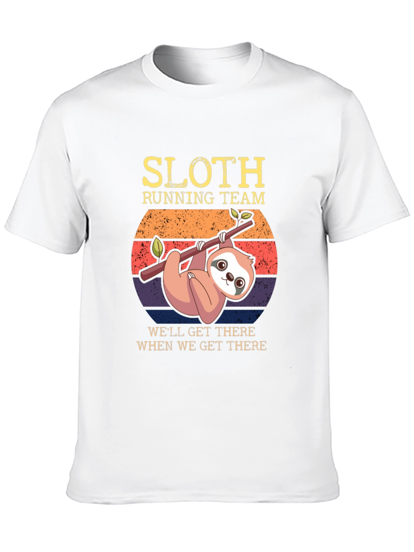 Sloth Running Team Graphic Tee