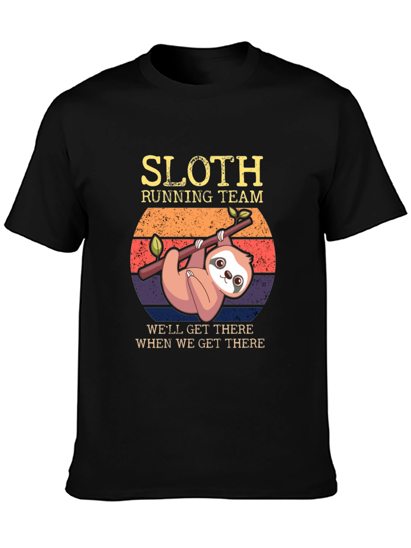 Sloth Running Team Graphic Tee