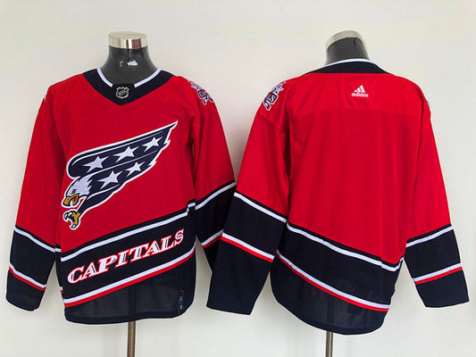 Men's Washington Capitals Red Breakaway Player Game Blank Jerseys