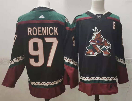 Men's Arizona Coyotes Jeremy Roenick #97 Black Home Breakaway Jerseys