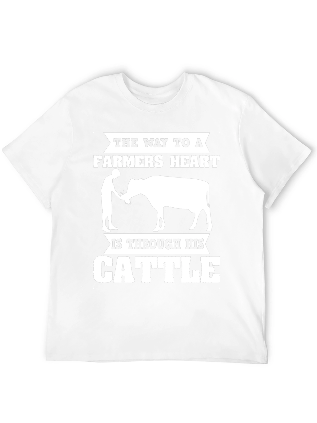 Farmers Heart Cattle T-Shirt