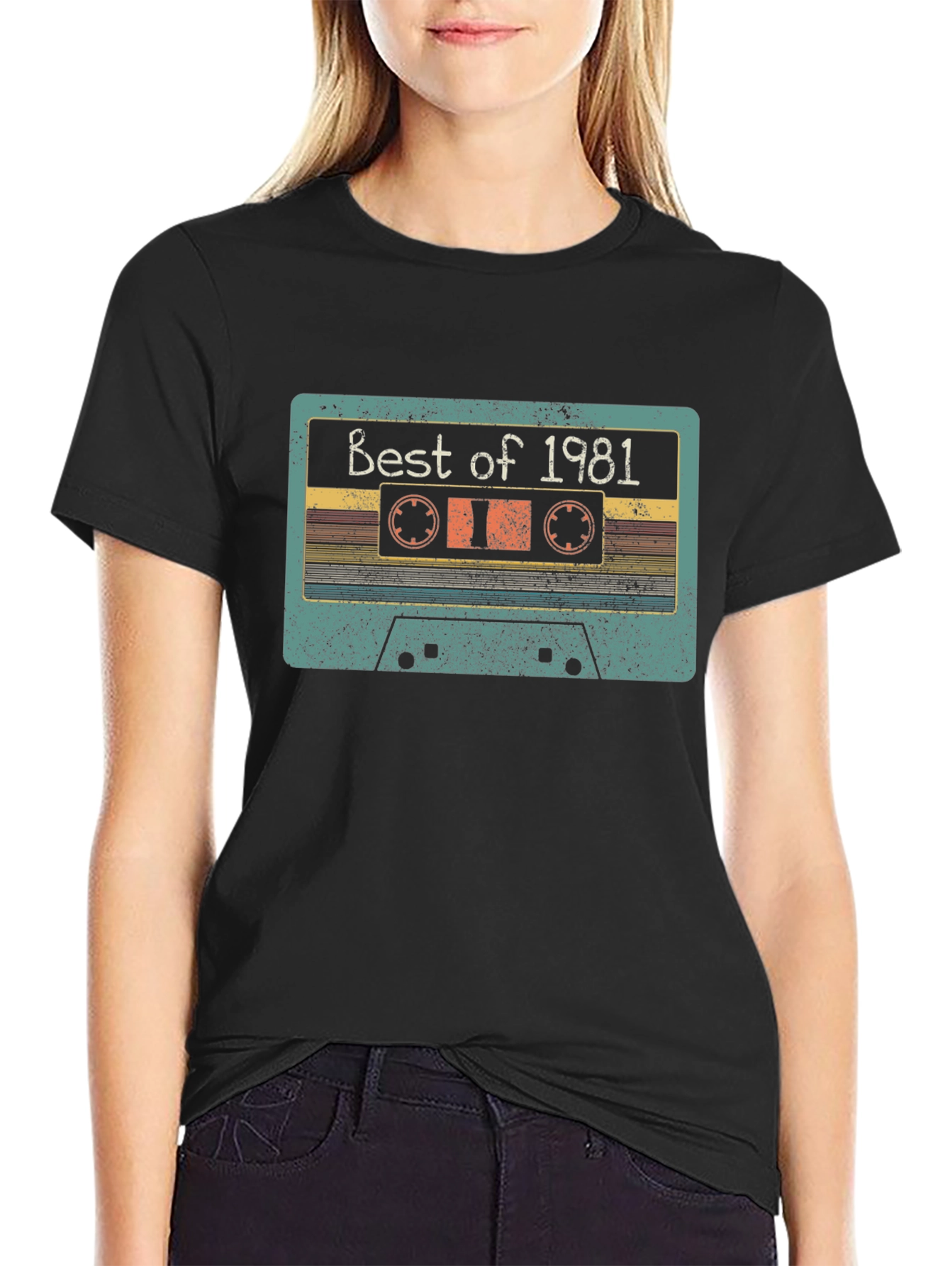 Retro Best of 1981 Cassette Tape Graphic T-Shirt
