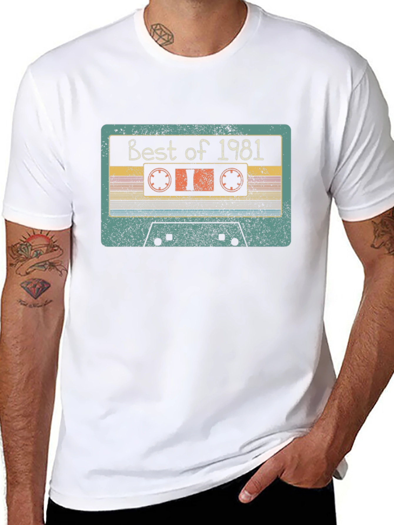 Retro Best of 1981 Cassette Tape Graphic T-Shirt