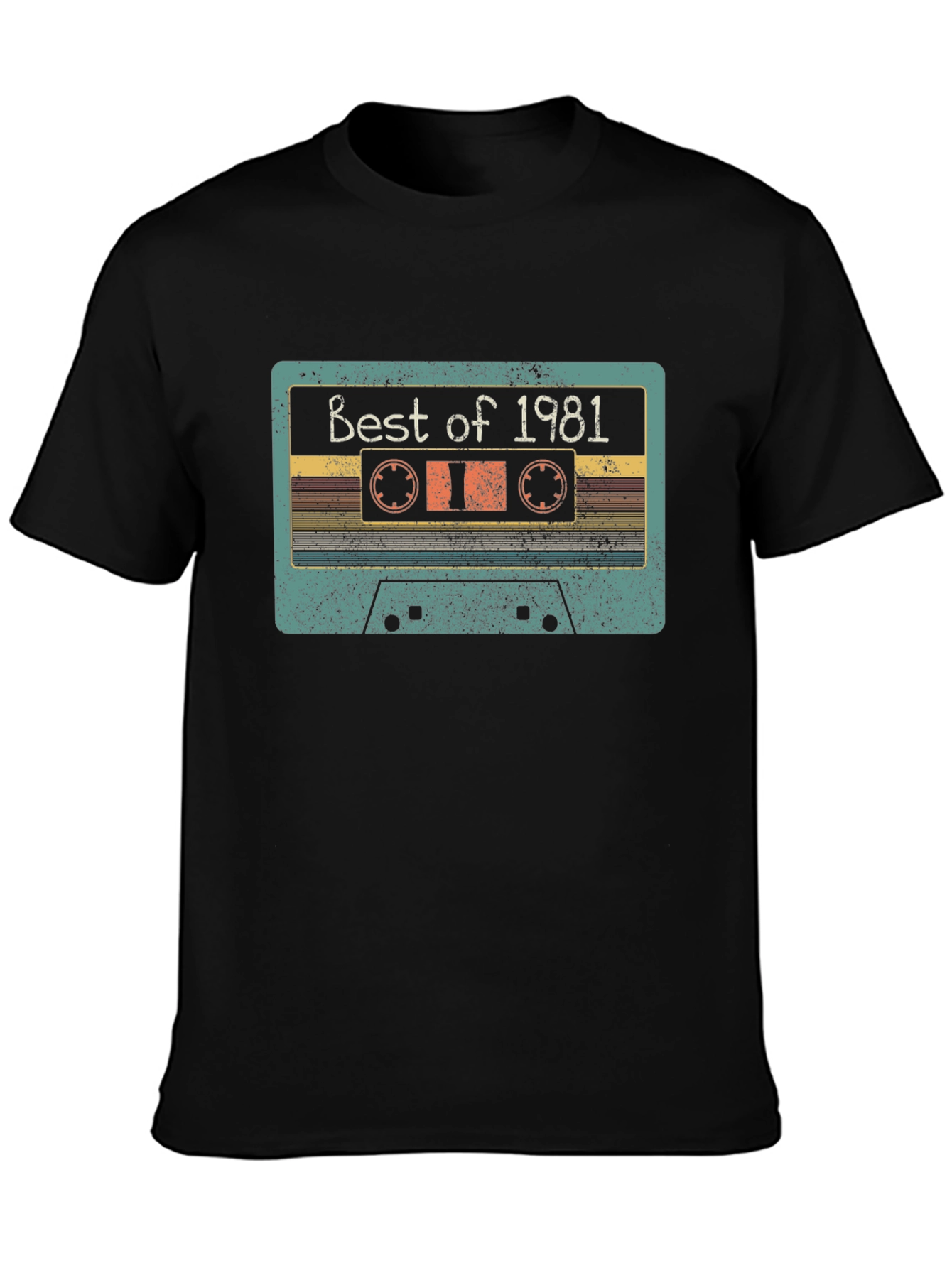 Retro Best of 1981 Cassette Tape Graphic T-Shirt