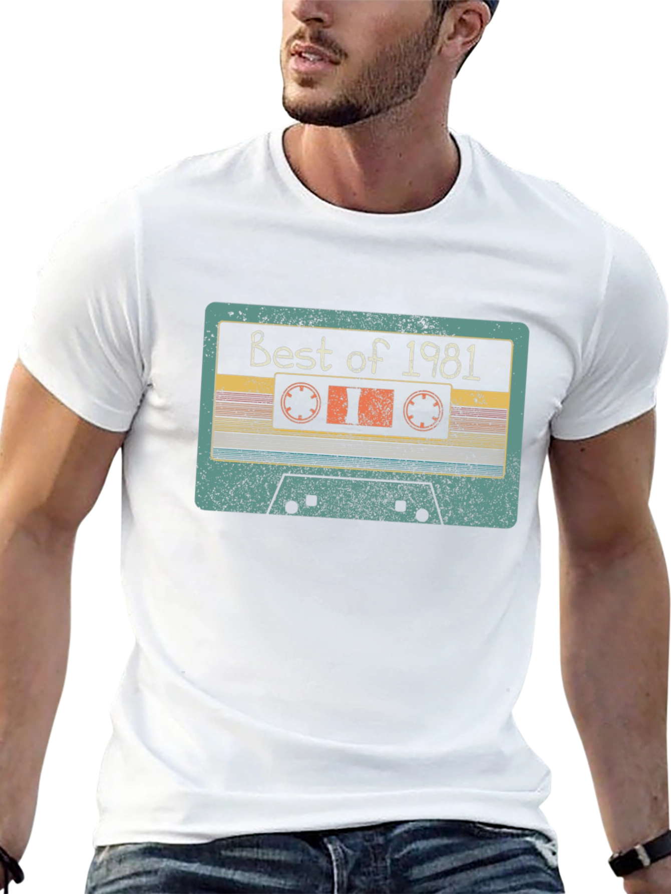 Retro Best of 1981 Cassette Tape Graphic T-Shirt