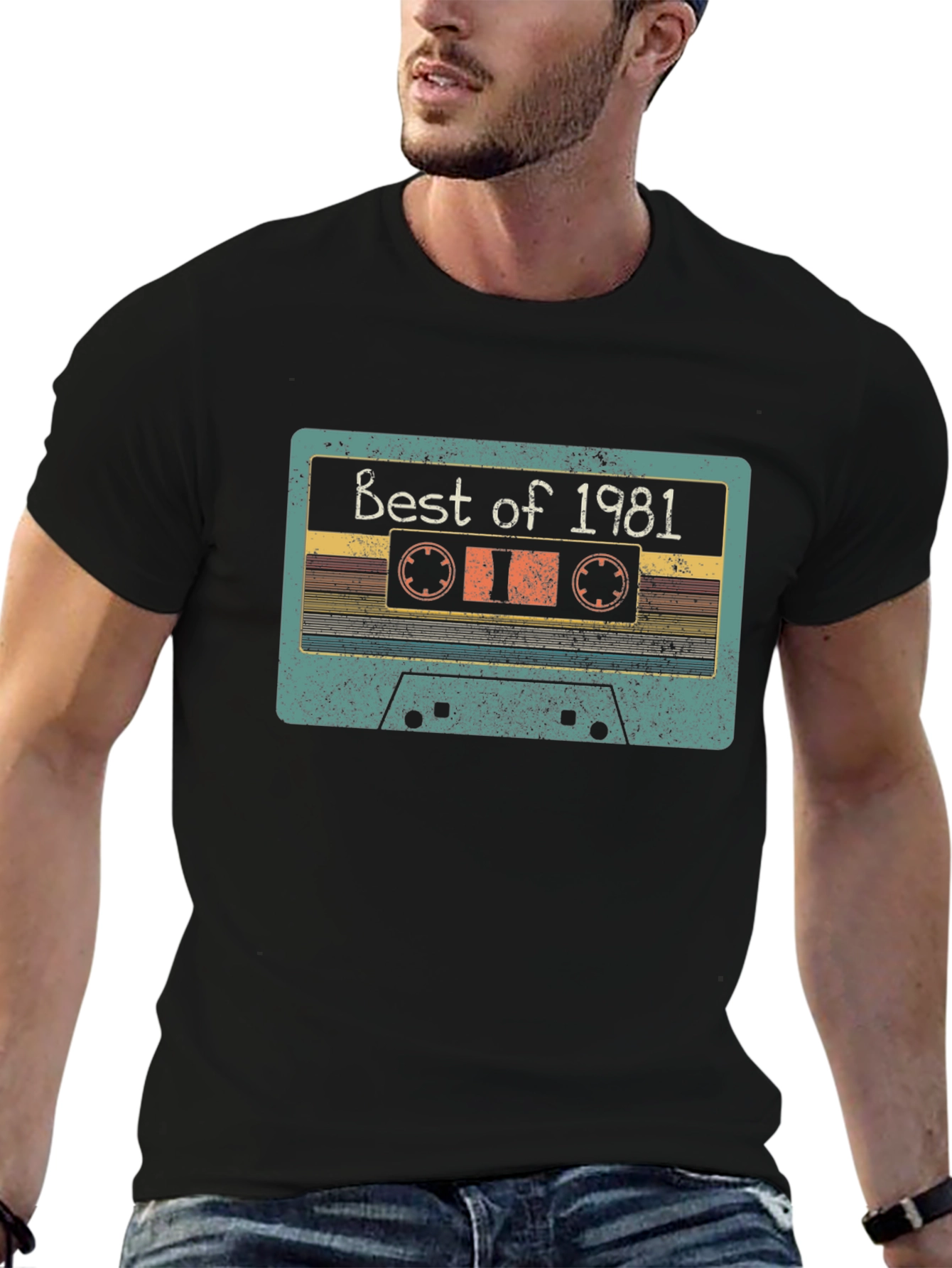 Retro Best of 1981 Cassette Tape Graphic T-Shirt