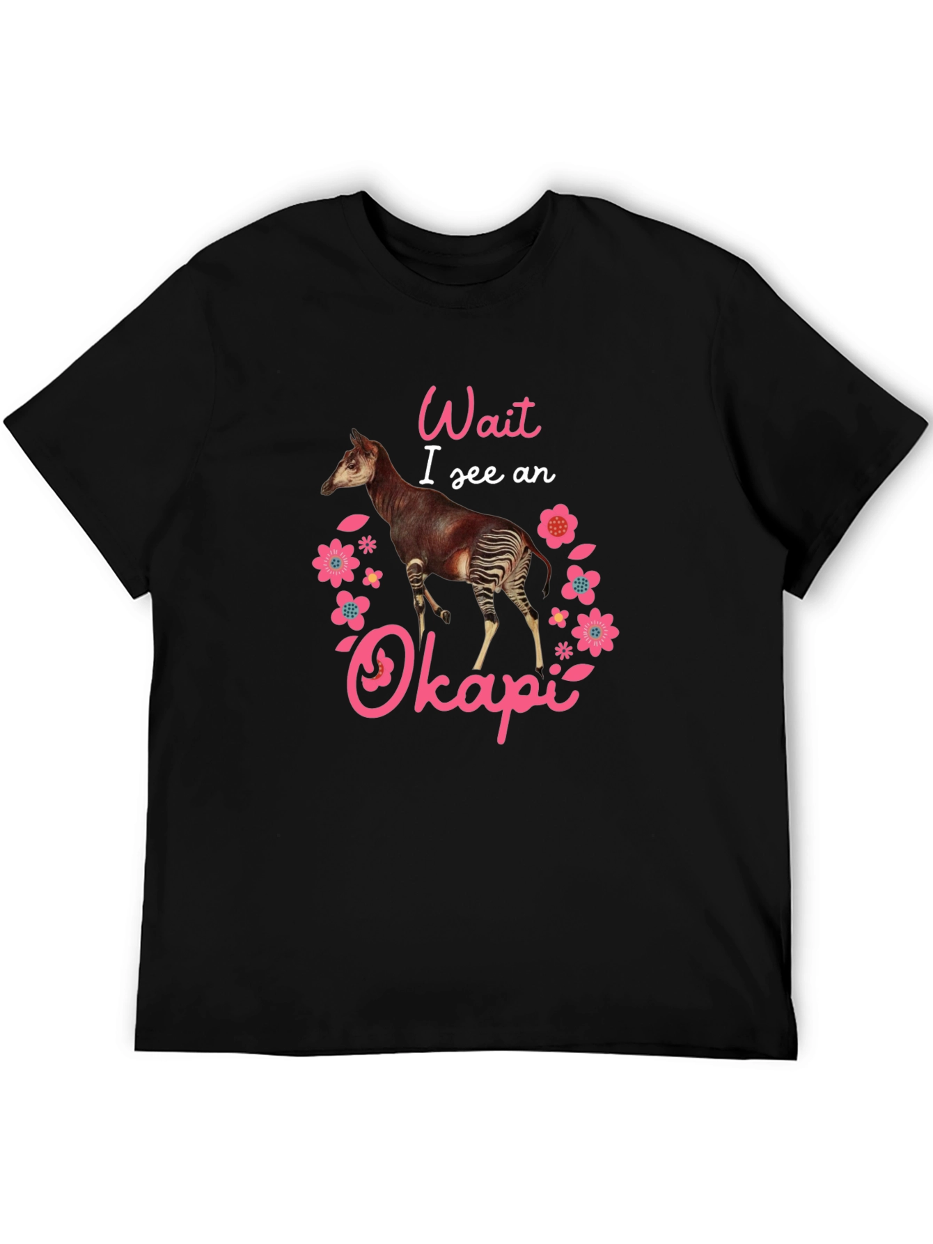 Okapi Animal Graphic Tee - Fun & Unique Design