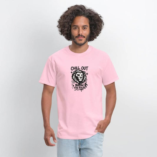 Chill Out Lion – Break the Rules Motivational Graf