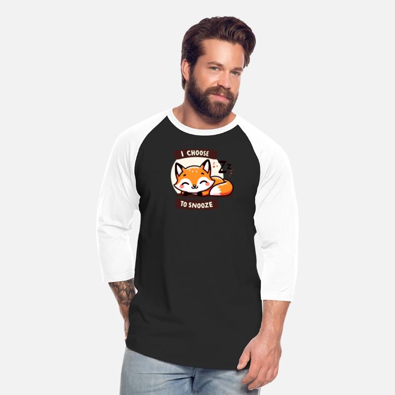 Choose To Snooze Cute Sleeping Fox