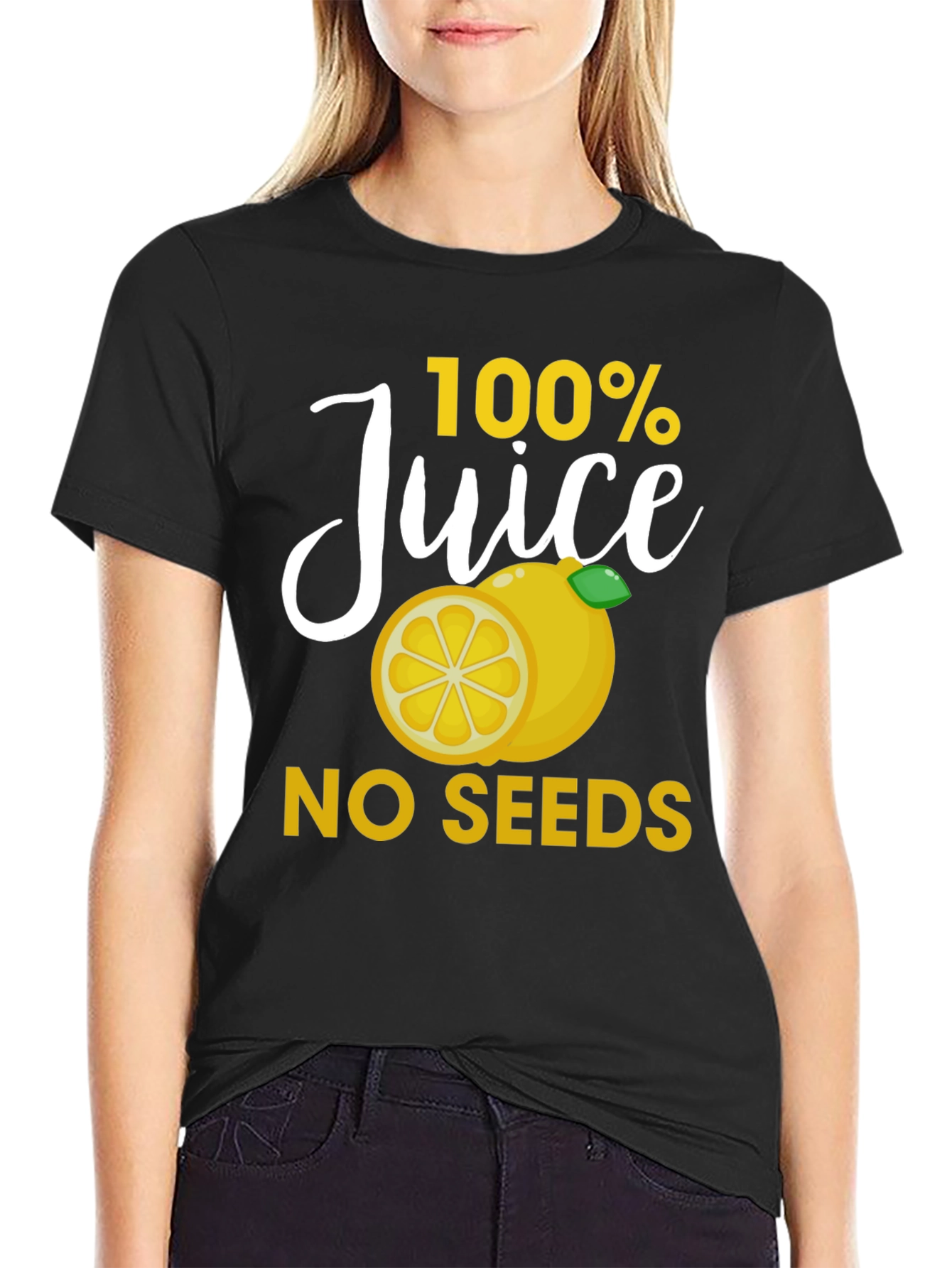 100% Juice No Seeds Graphic T-Shirt