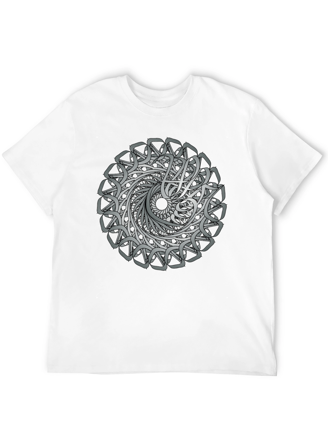 Celtic Knot Mandala Graphic Tee - Black